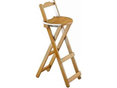 Houten klapstoel - Barstoel met rugleuning - Zitten en ontspannen