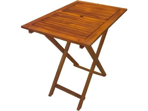 Houten klaptafel - Draagbare tafel - Buiten zitten - Met