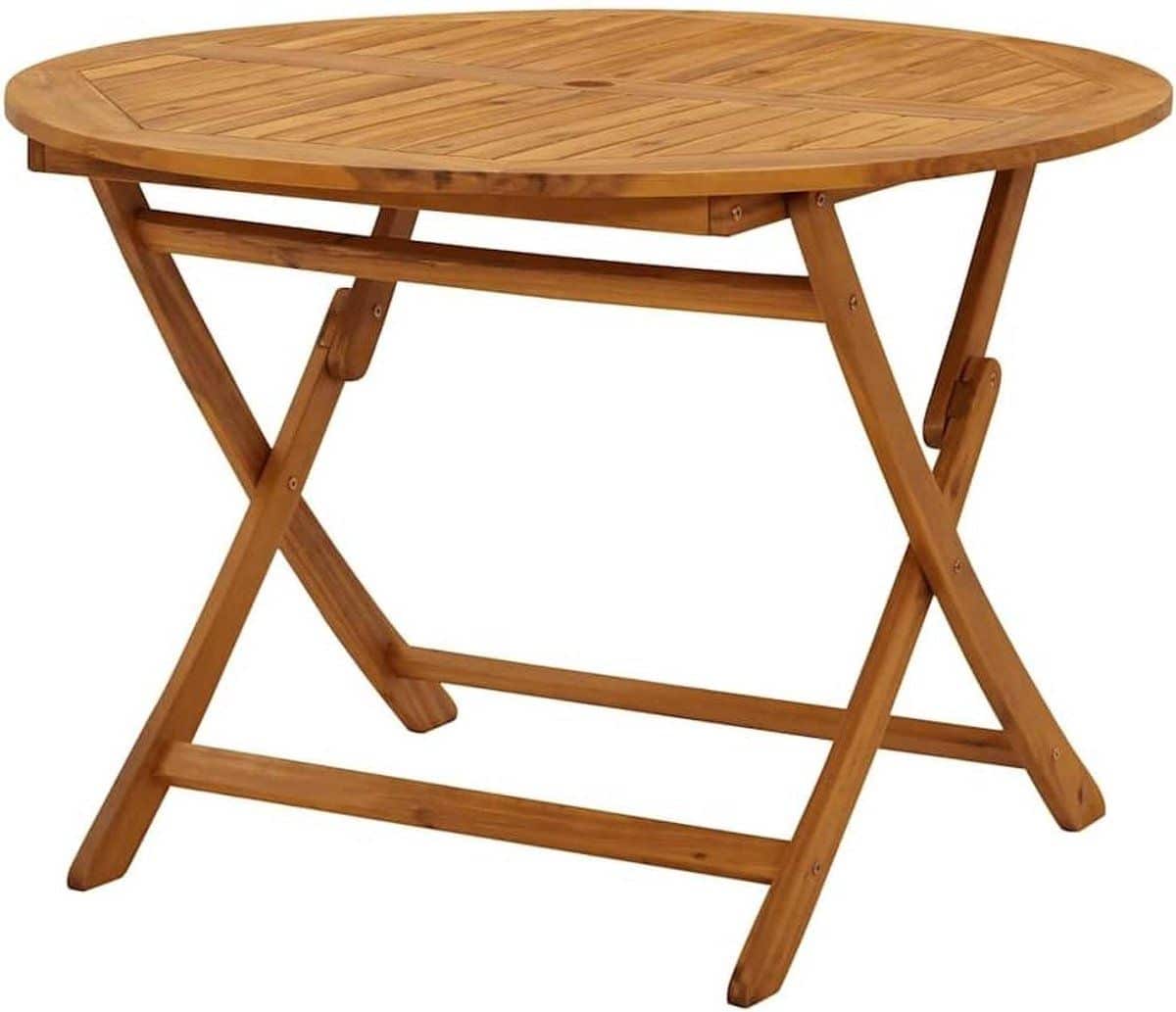 houten klaptafel tuintafel inklapbaar buiten dineren massief