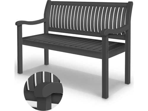 Houten Tuinbank - Parkbank Balkonbank - Genieten Buiten - Massief