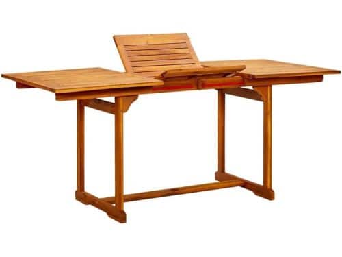 Houten tuintafel - Balkonmeubel bijzettafel - Buiten dineren - Uitbreidbaar