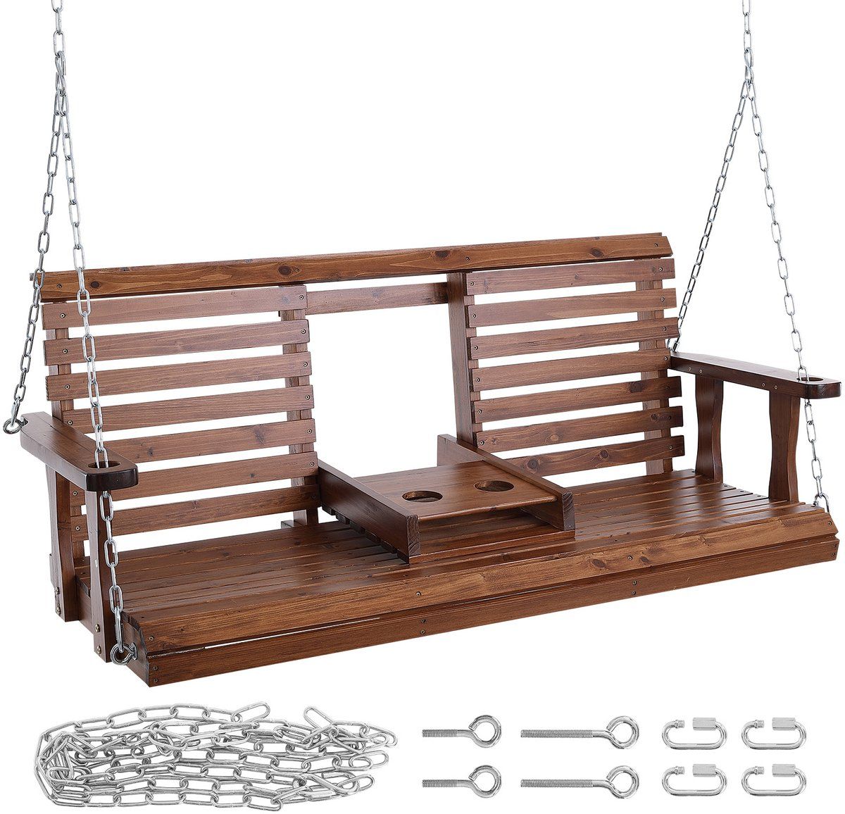 houten veranda swing, 1,5 m ,patio tuinbank swing