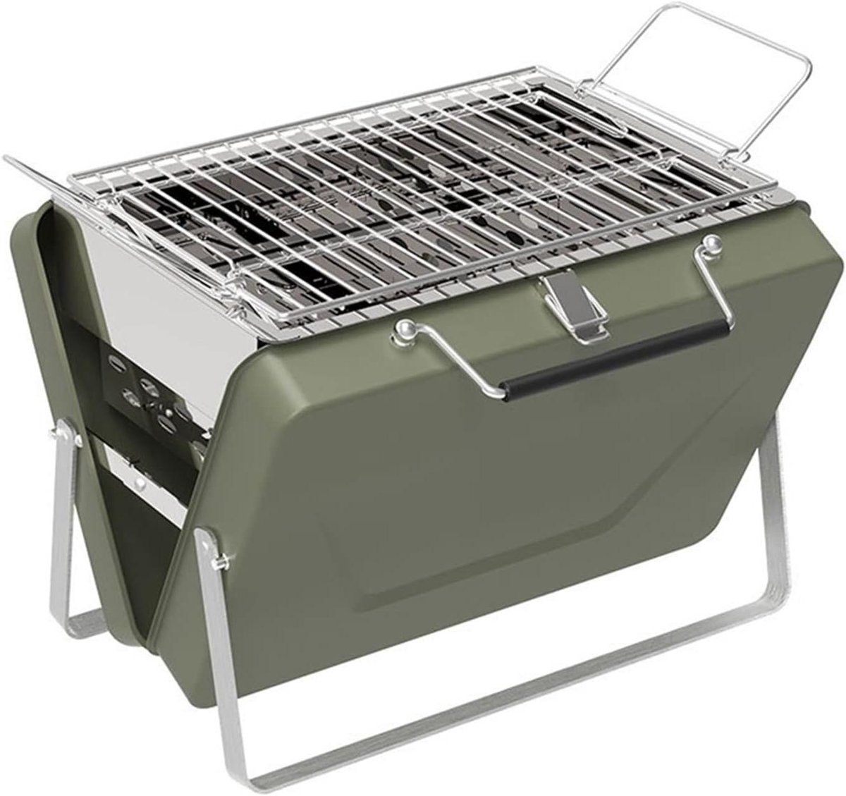 houtskool bbq grill draagbare barbecue buiten koken
