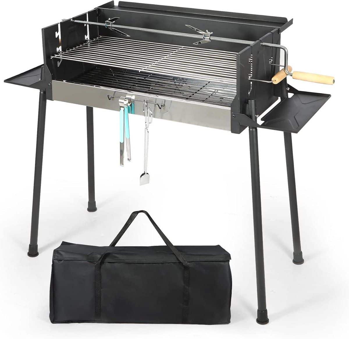houtskool bbq rek buiten grill barbecue feesten
