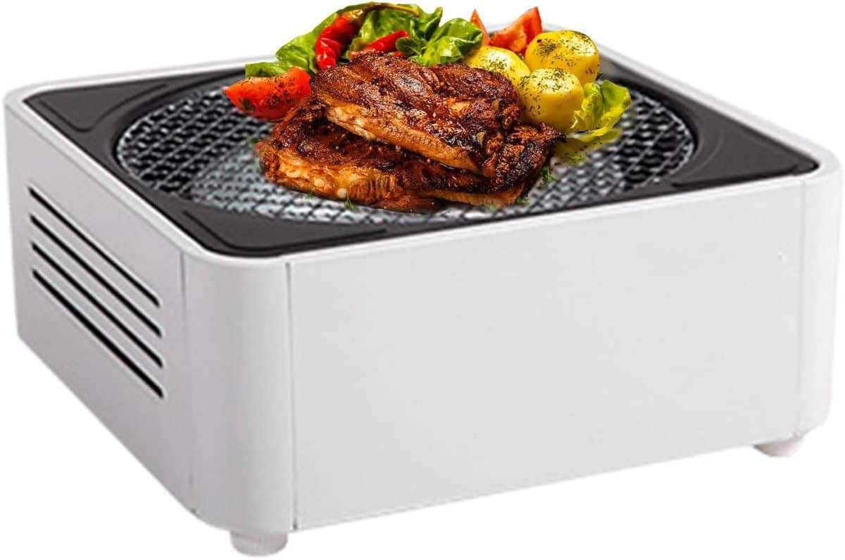 houtskool grill tafelmodel bbq buiten koken geoptimaliseerd