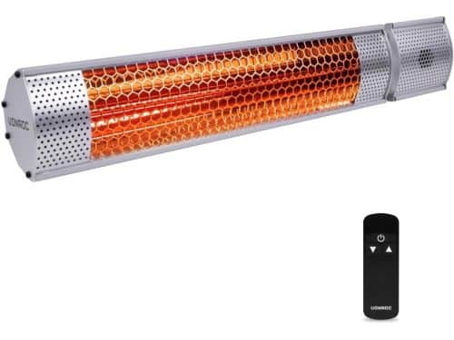 Infrarood Terrasverwarmer 2000W - 2 Warmteniveaus - Met Afstandsbediening