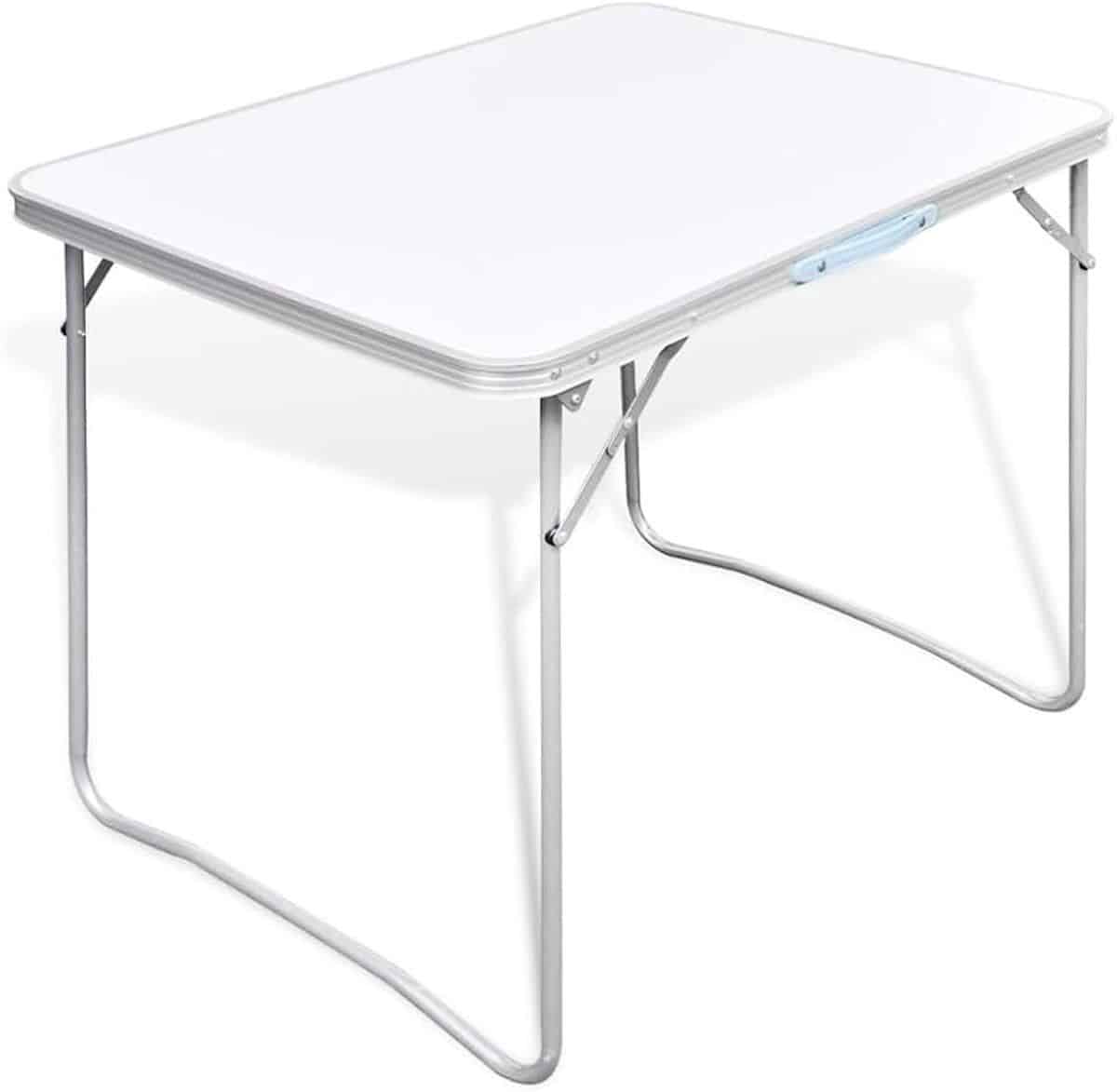 inklapbaar klaptafel tuintafel vouwtafel partytafel picknicktafel aluminium tafel 80 x