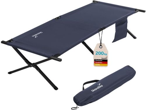 Inklapbaar Ligbed Outdoor met Organizer Tas - Draagbaar en Stevig