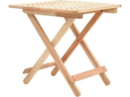 Inklapbare bijzettafel - Klaptafel Balkontafel - Ruimte Besparen - Massief
