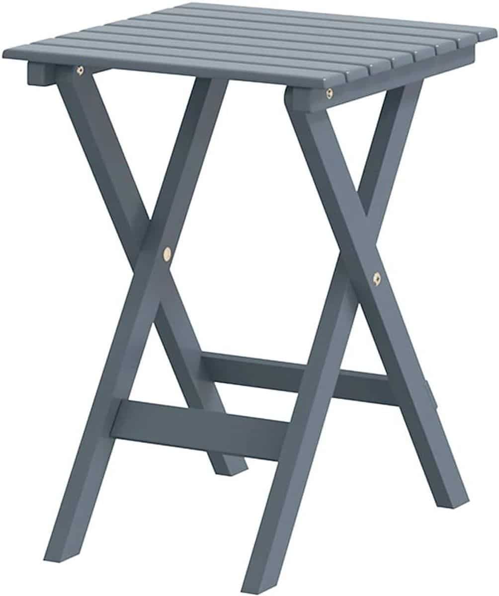 inklapbare bijzettafel klaptafel kruk buiten zitten snel