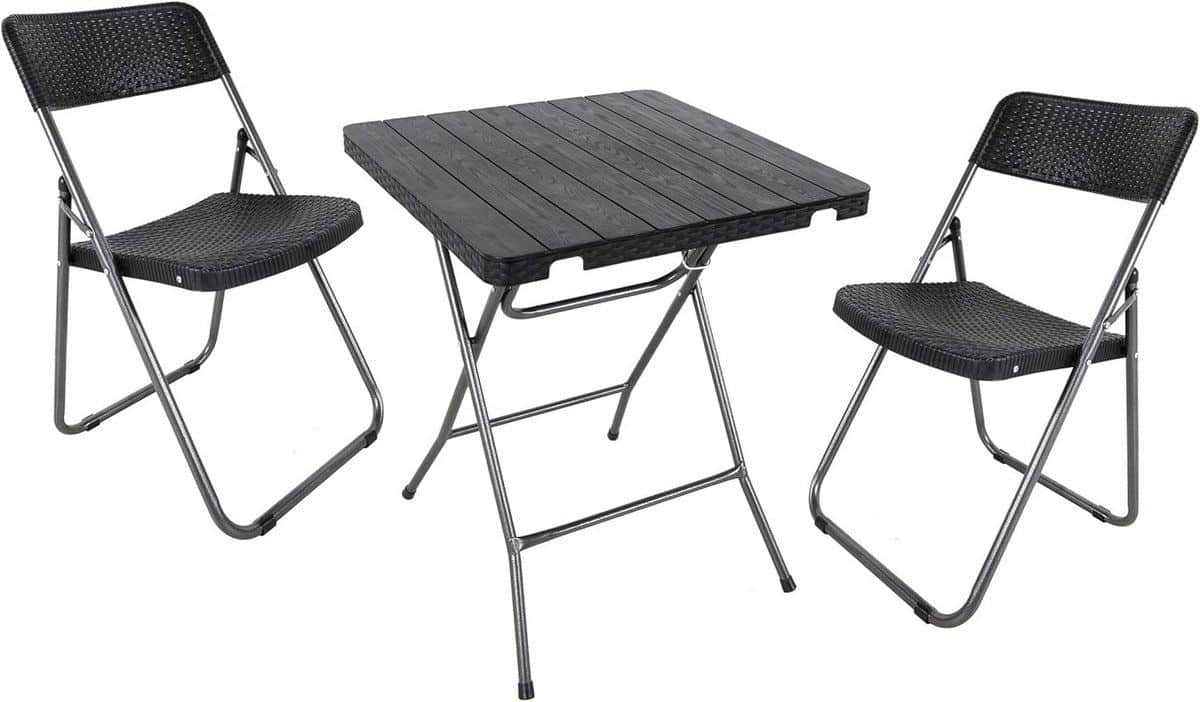 inklapbare bistroset voor tuin en balkon 1 tafel en
