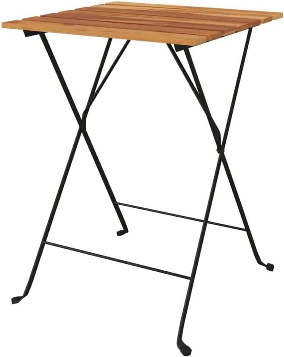inklapbare bistrotafel buitentafel klaptafel buiten eten massief