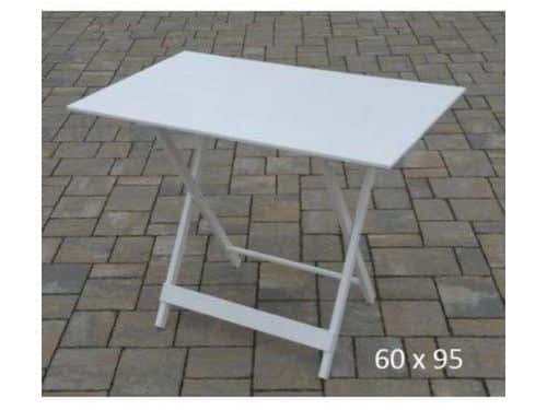 Inklapbare houten klaptafel 60 x 95 cm