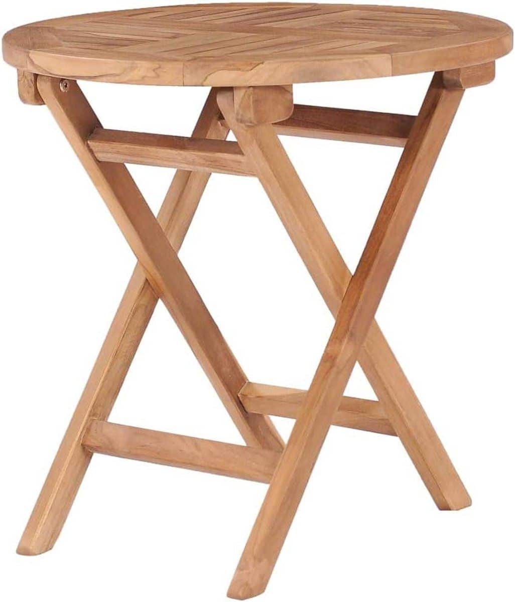 inklapbare tuintafel houten bijzettafel buiten genieten fijn
