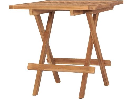 Inklapbare tuintafel - Houten bijzettafel - Buiten genieten - Massief