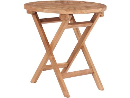 Inklapbare tuintafel - Houten bijzettafel - Buiten genieten - Massief