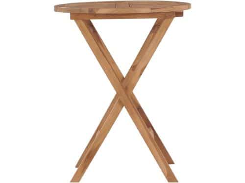 Inklapbare tuintafel - Houten bijzettafel - Buiten genieten - Massief