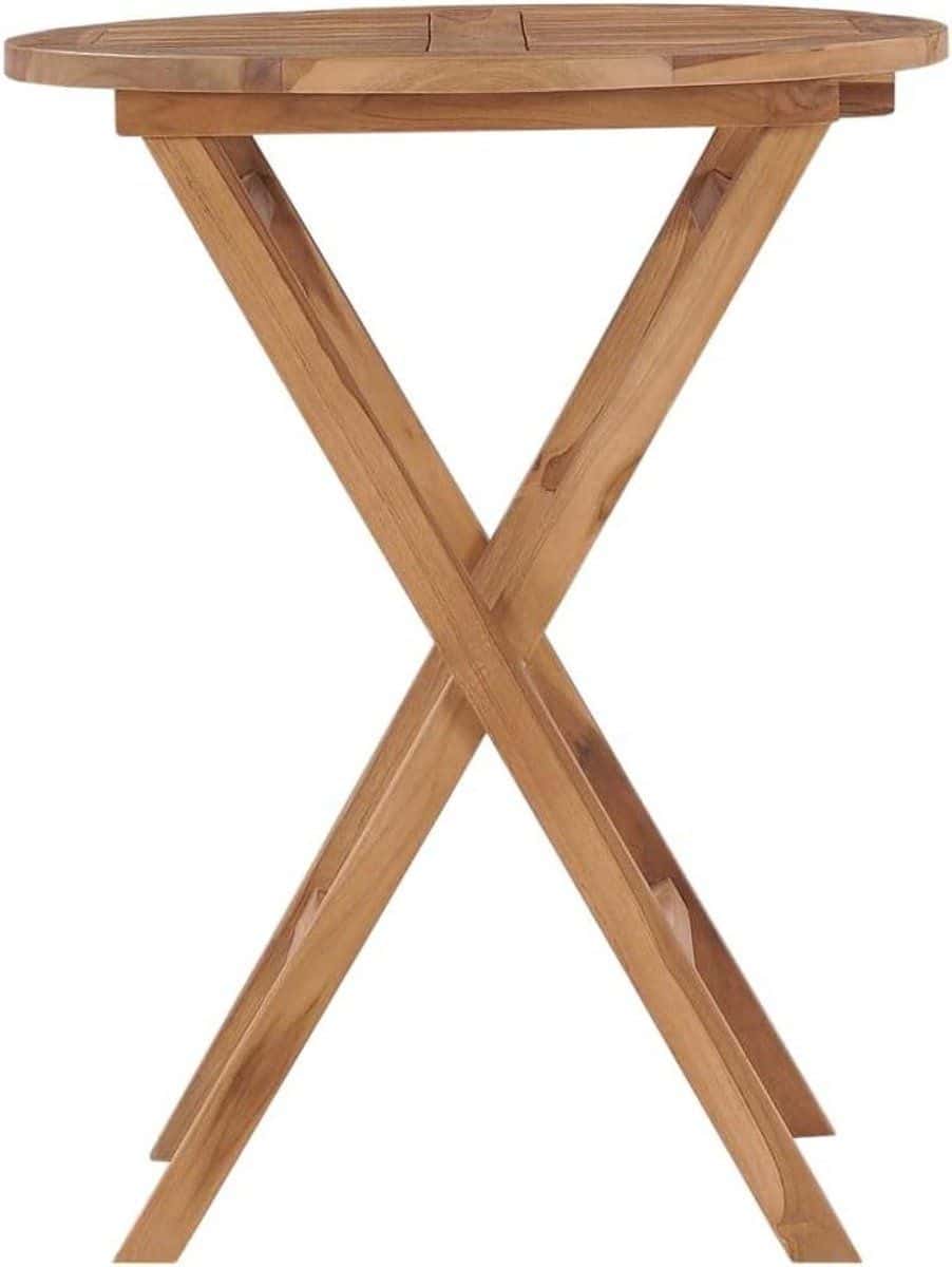 inklapbare tuintafel houten bijzettafel buiten genieten massief