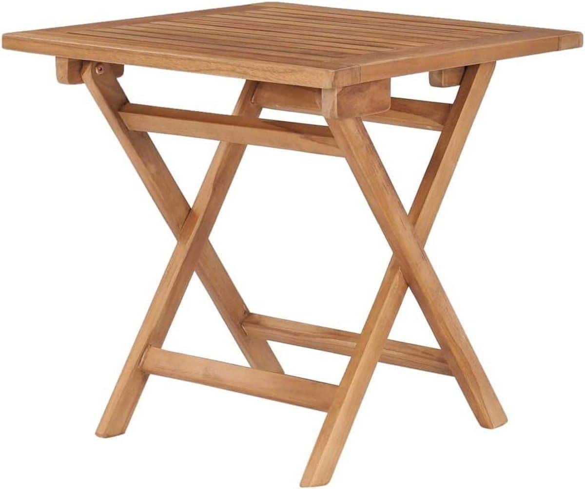 inklapbare tuintafel houten bijzettafel buiten genieten technisch
