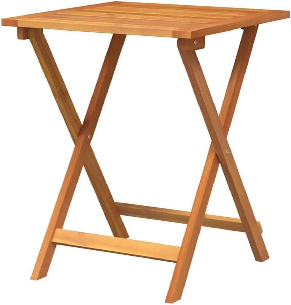 inklapbare tuintafel klaptafel terras buiten eten massief