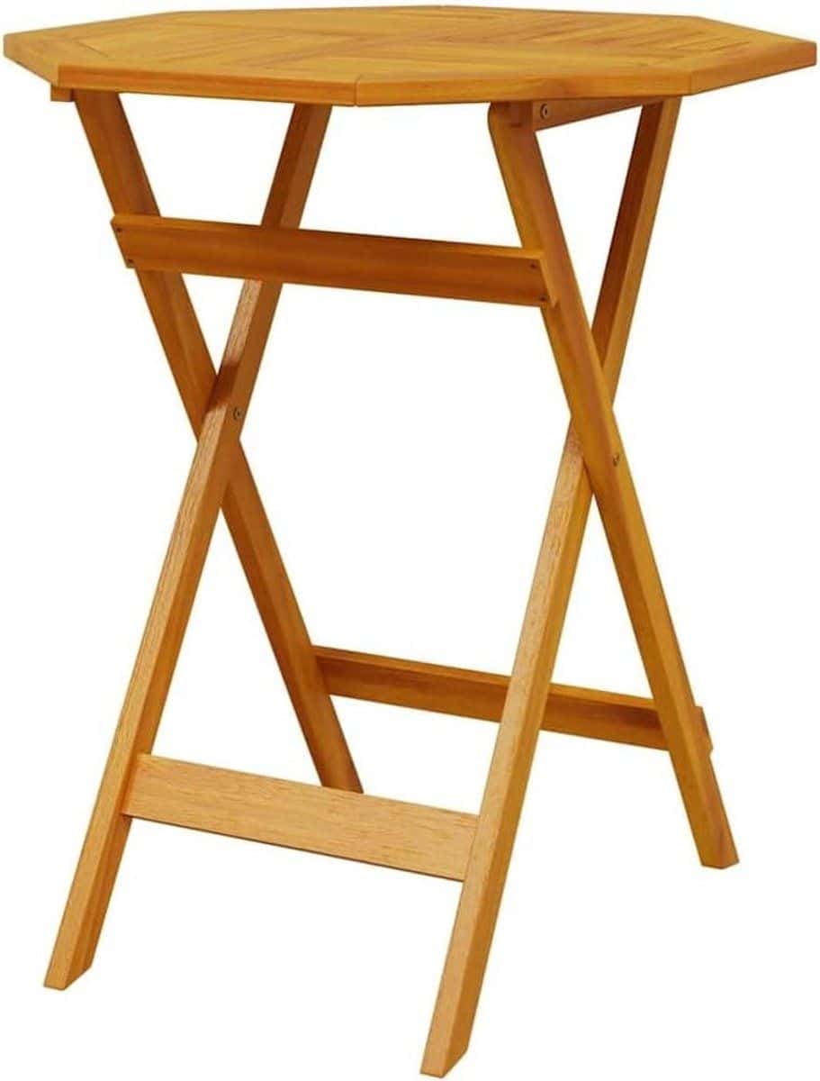 inklapbare tuintafel ronde klaptafel buiten genieten ventilerend