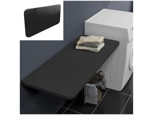 Inklapbare wandtafel - Klaptafel keuken - Ruimtebesparend werken - Afgeronde