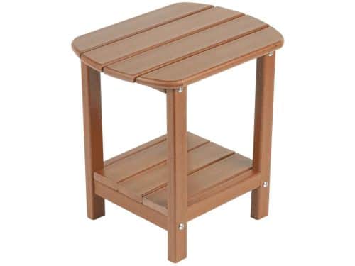 Inovra- Bijzettafel 41,9 cm - Dubbele Tafel - HDPE Plastic