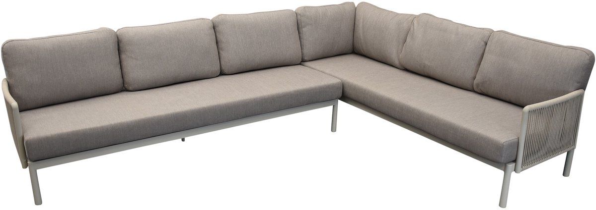 joshua hoek loungeset 2 delig aluminium latte