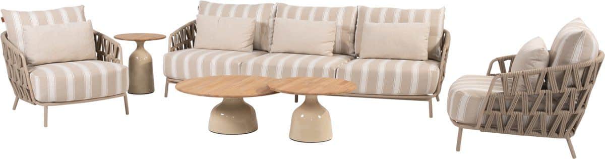 june beverly stoel bank loungeset 6 delig latte 4 seasons