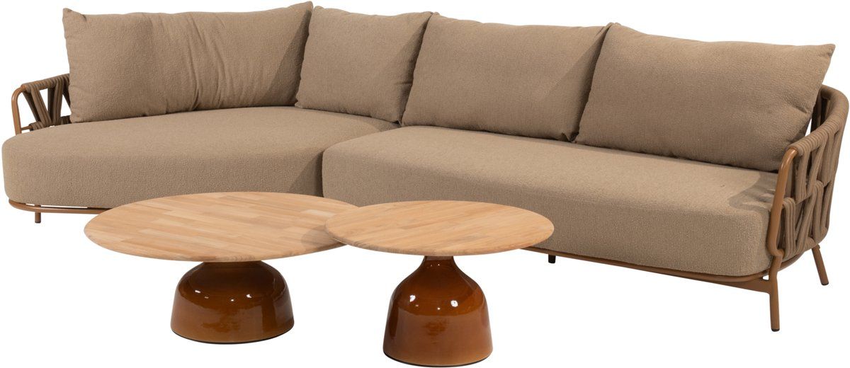 june biarritz chaise longue loungeset 4 delig amber 4 seasons