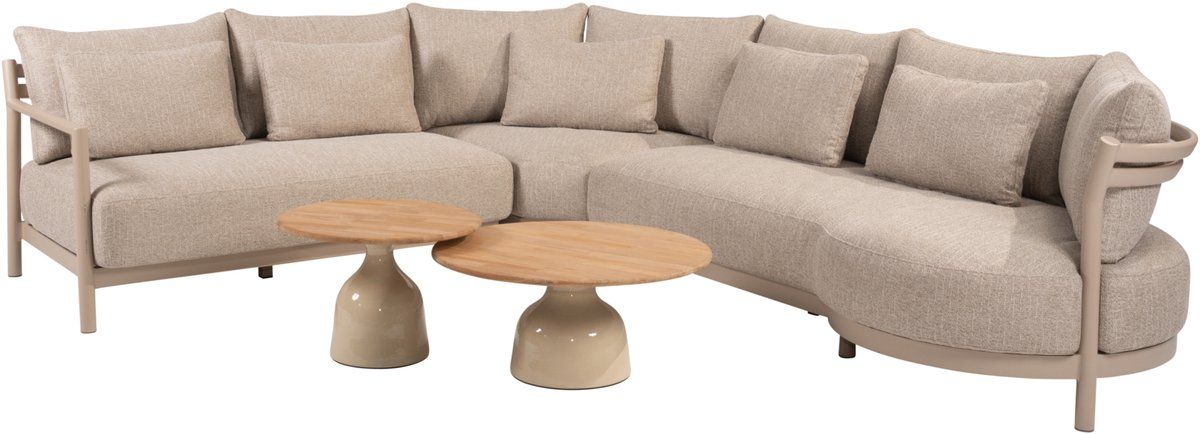 june mykonos modulaire hoek loungeset 5 delig teak latte 4