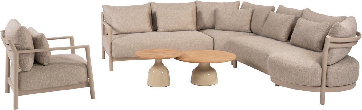 june mykonos modulaire hoek loungeset 6 delig teak latte 4
