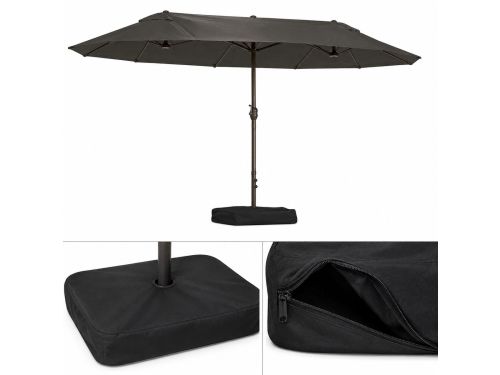Jurrys dubbele Parasol - Tuinparasol - Zonnescherm - Inclusief Parasolvoet