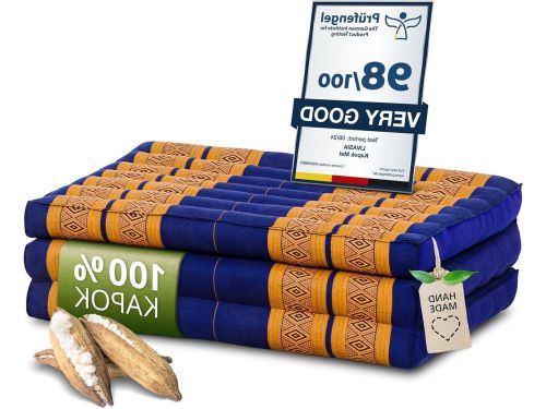 Kapok Matras - Opvouwbaar Ligbed - Ontspannen Buiten - Natuurlijk
