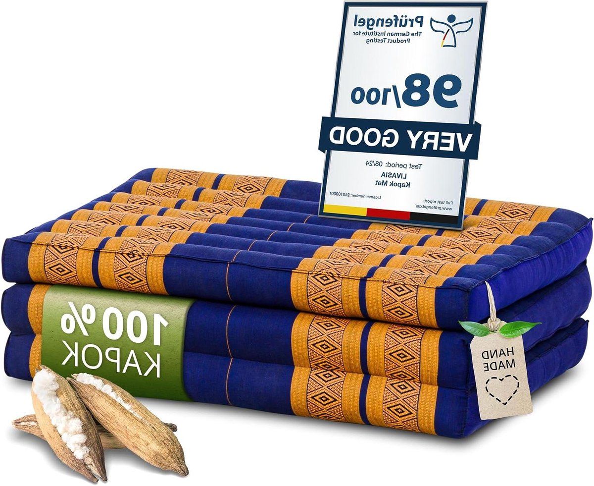 kapok matras opvouwbaar ligbed ontspannen buiten natuurlijk