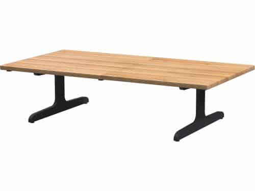 Kaya coffee table teak top 110 x 60 x 30
