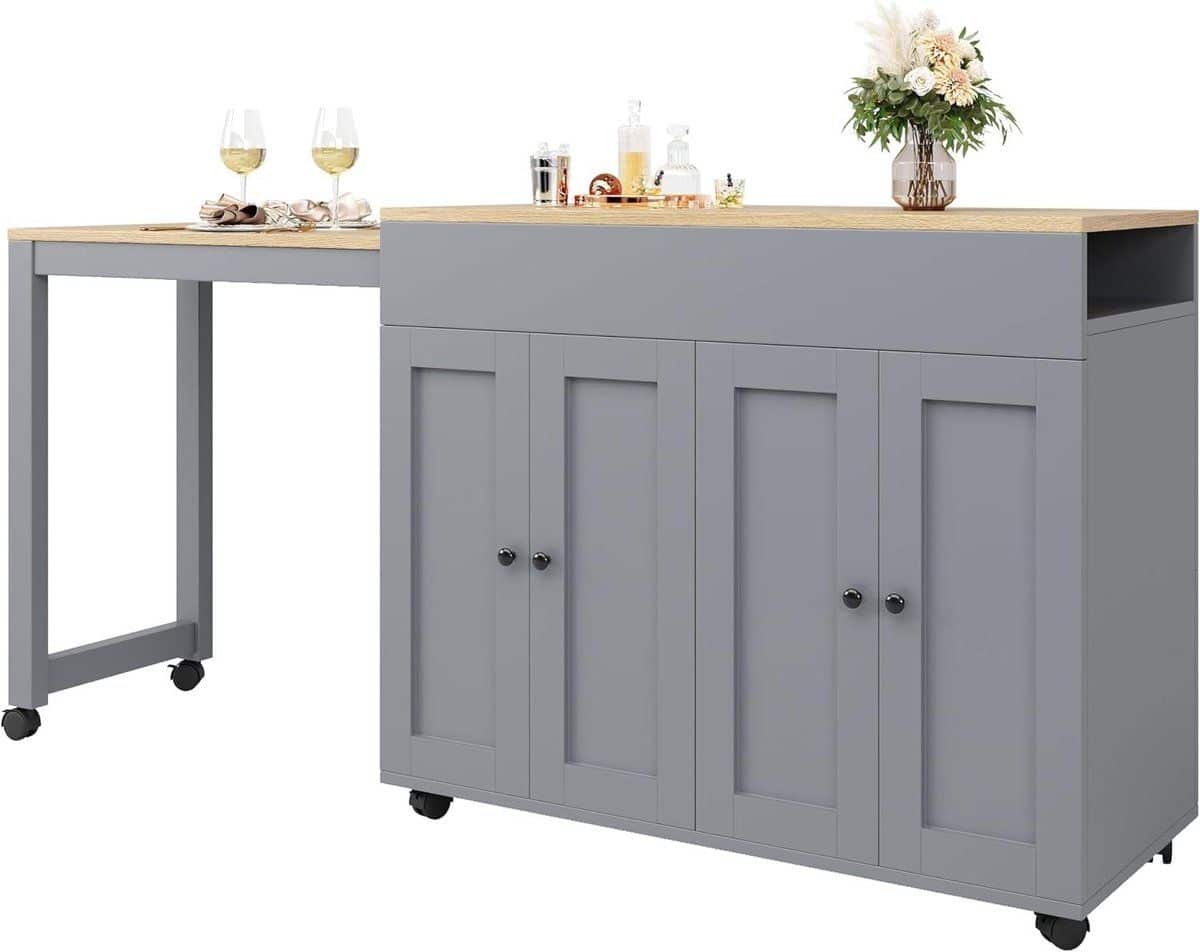 keukeneiland met tafel keukenkast bartafel extra keukenruimte