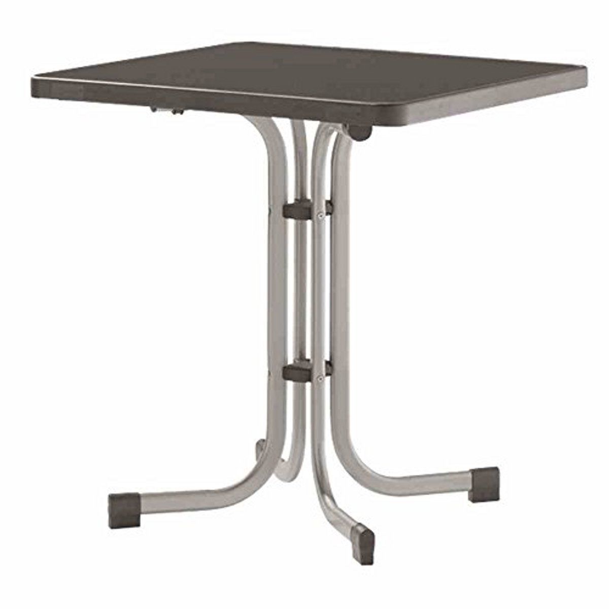 klaptafel 70 x 70 cm met weerbestendig tafelblad en inklapfunctie