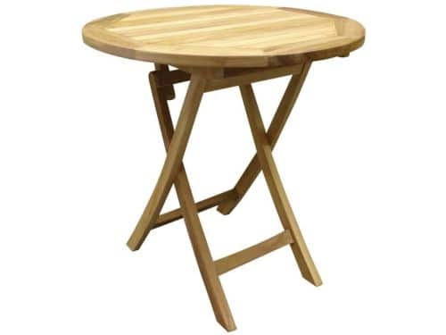 Klaptafel 90x90x75 rond model