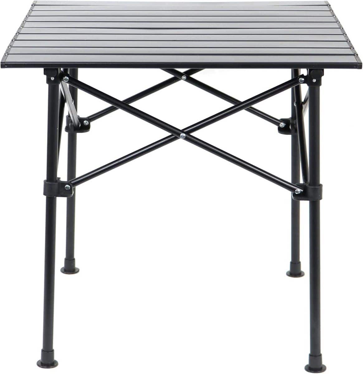 klaptafel aluminium voor buiten opvouwbare picknicktafel met houtlook (57