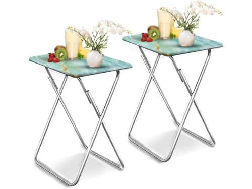 Klaptafel Balkon - Kleine bijzettafel - Buiten Zitten - Geen