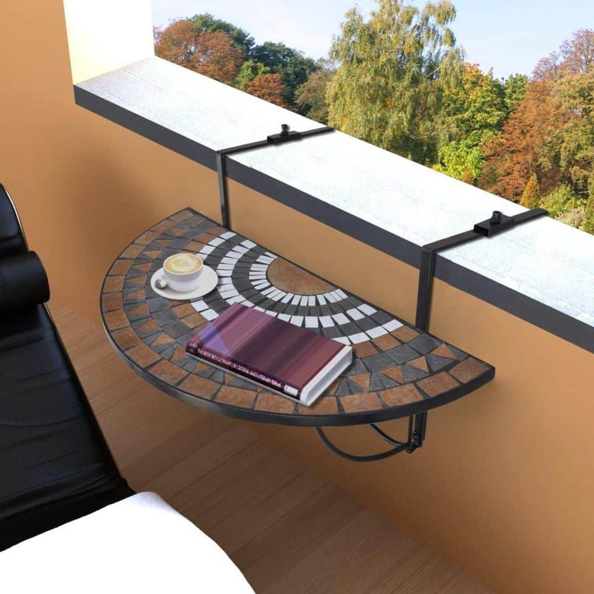 klaptafel balkon terras tafel hangend buiten zitten