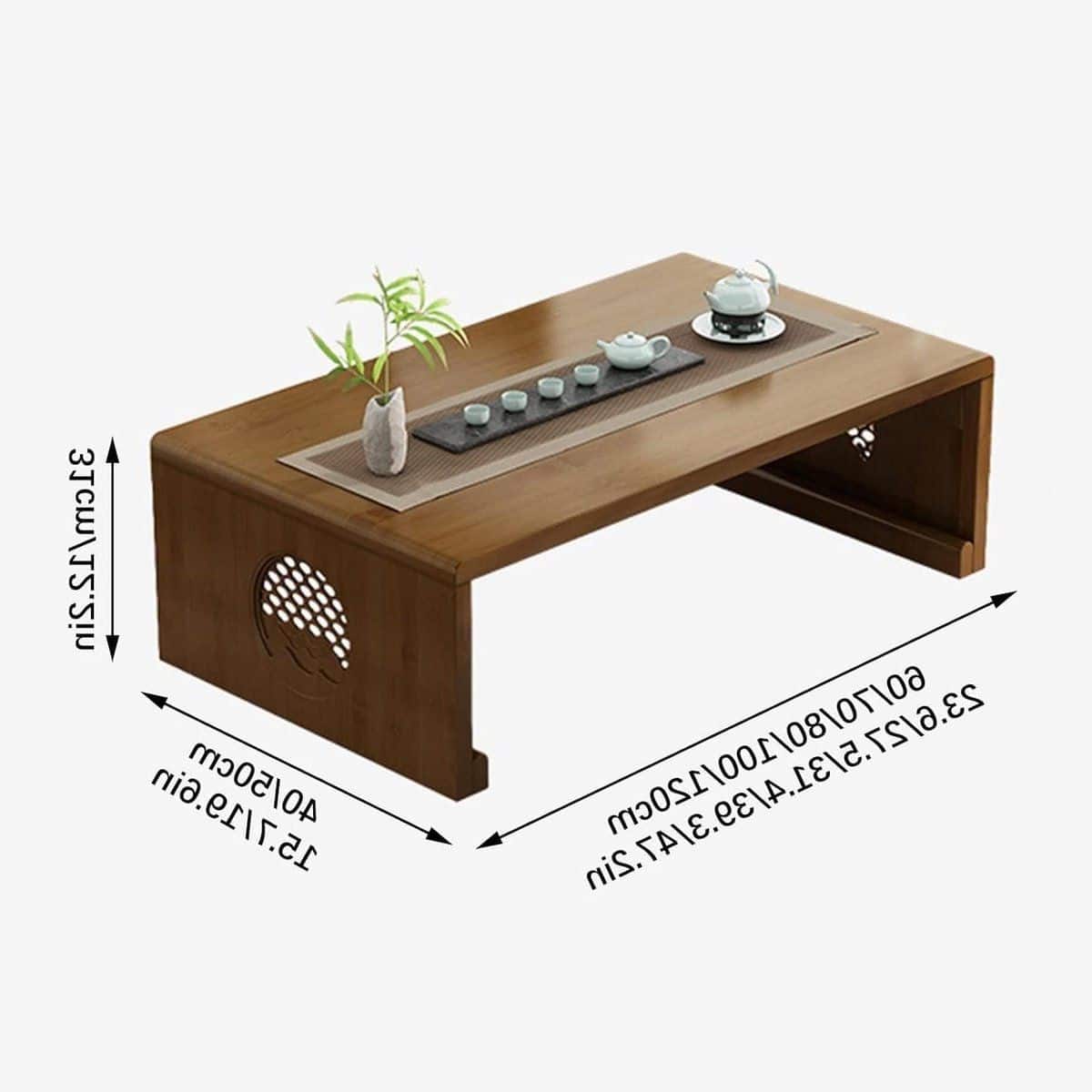 klaptafel bamboe theetafel woonkamer ontspannen momenten chinees