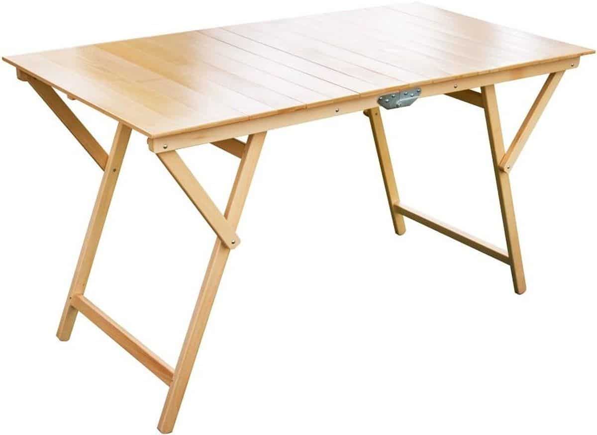 klaptafel beukenhout houten tafel opklapbaar terras buiten