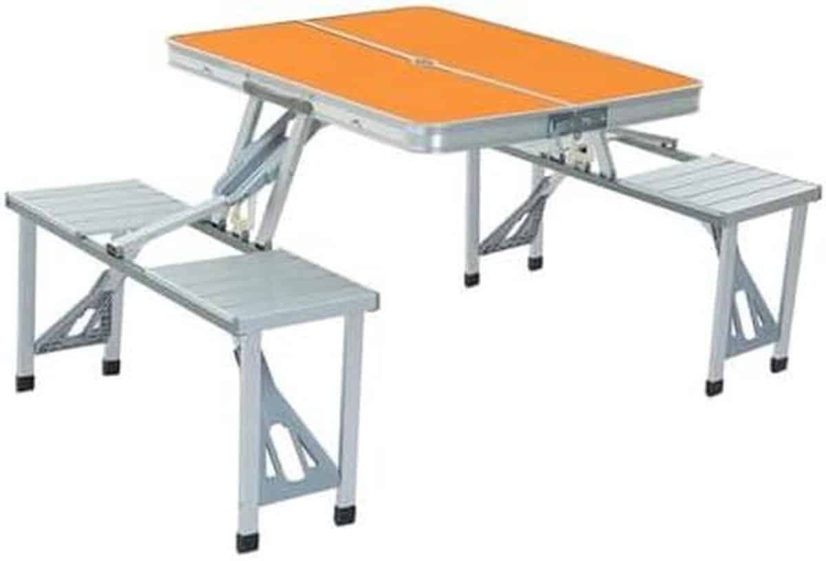 klaptafel en stoelenset picknicktafel set buitenactiviteiten opvouwbaar