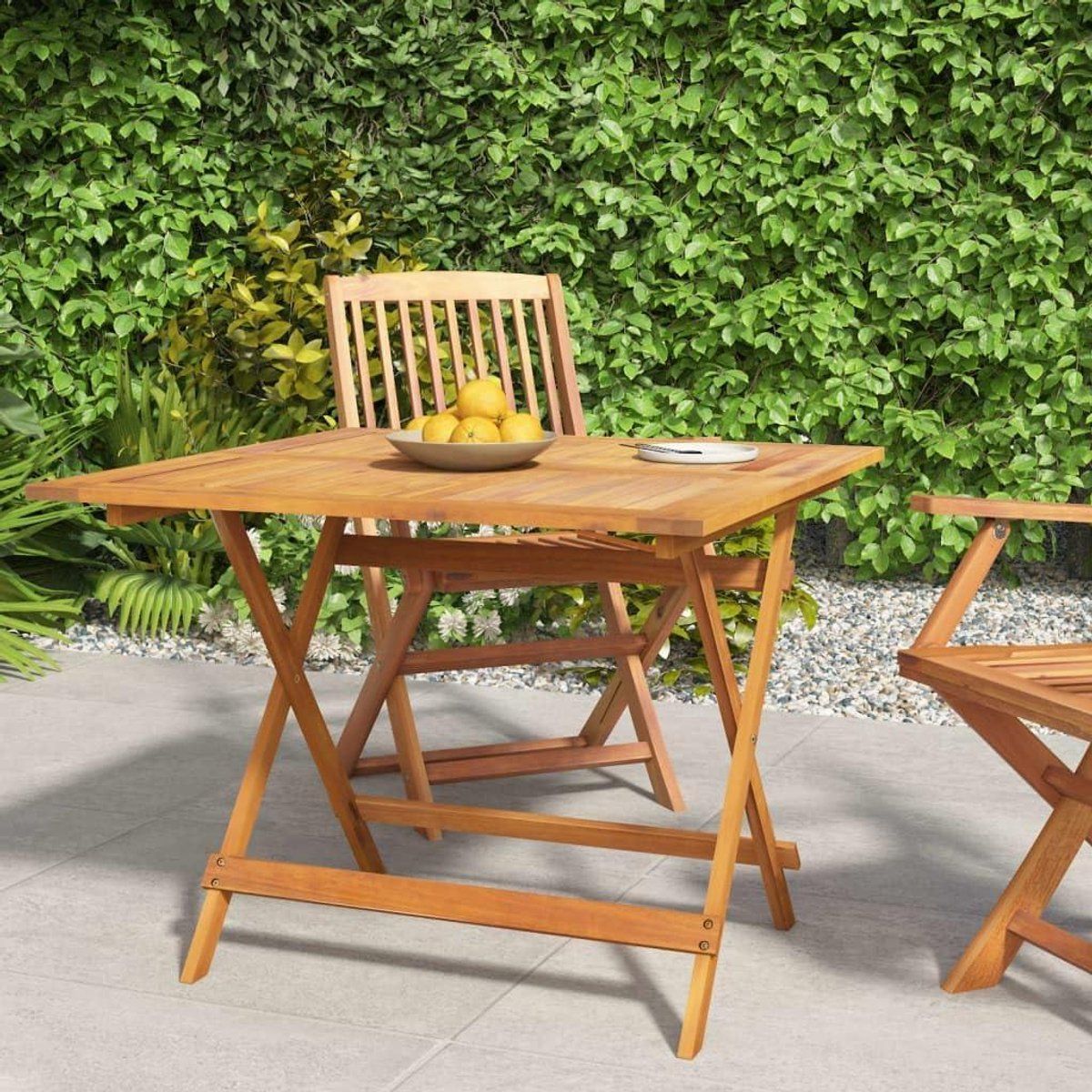 klaptafel hout buiten tafel feestelijke bijeenkomsten massief