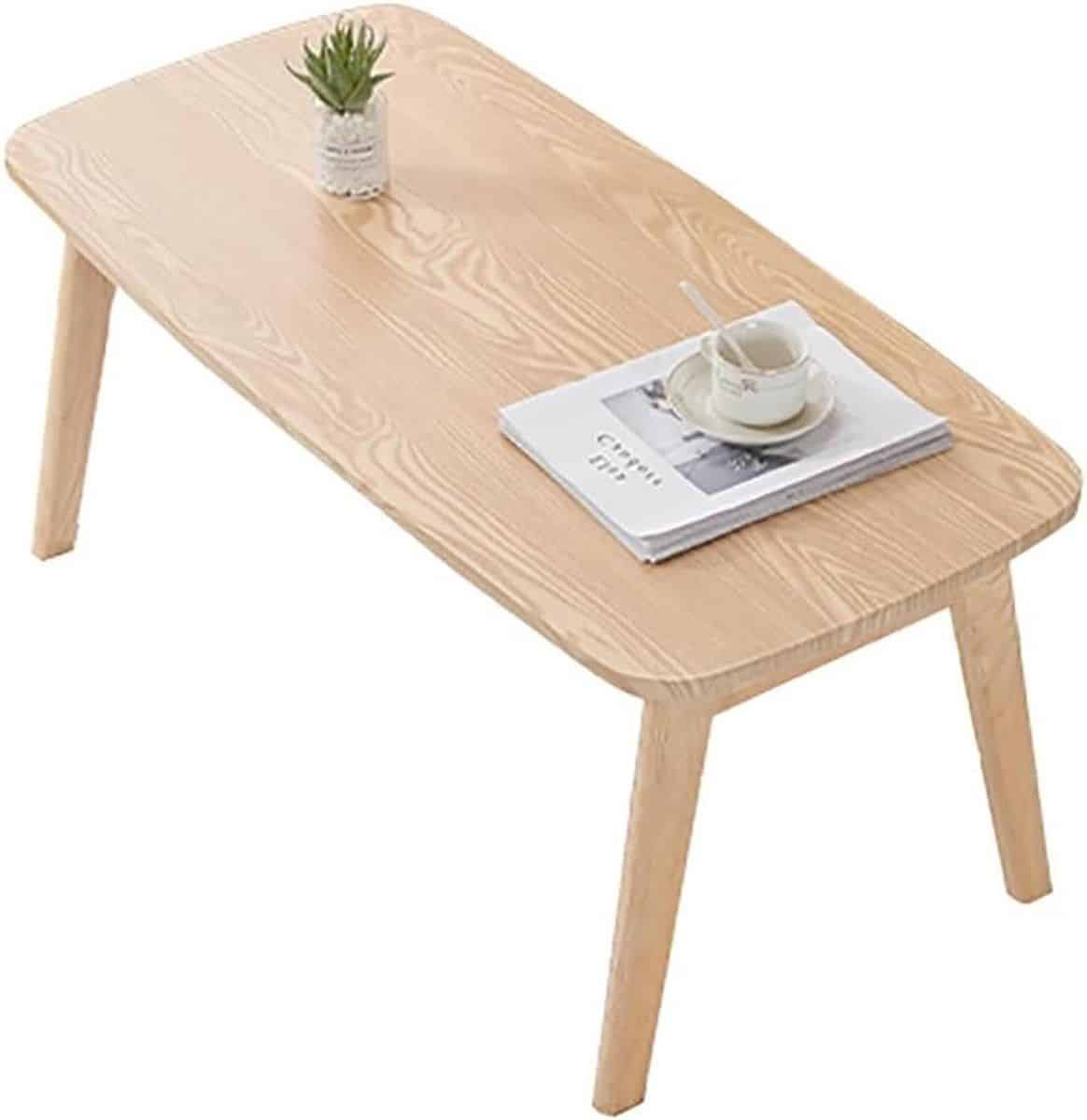 klaptafel massief hout bijzettafel studeertafel ruimtebesparend wonen