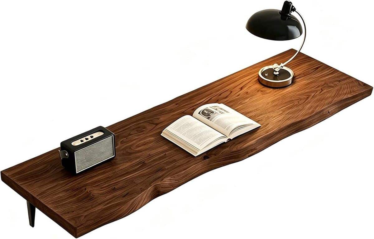 klaptafel massief hout wandklaptafel opklapbaar ruimte besparen