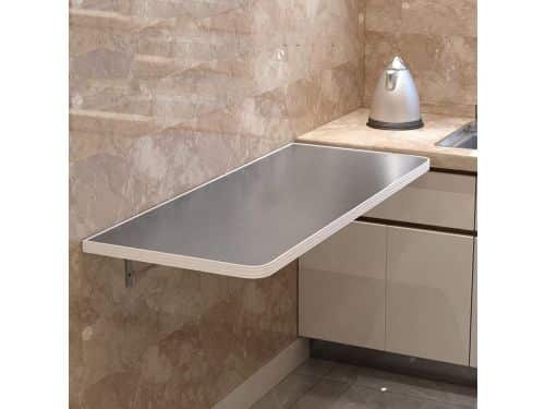 Klaptafel - Opklapbare tafel Muur - Ruimte Besparen - Roestvrij