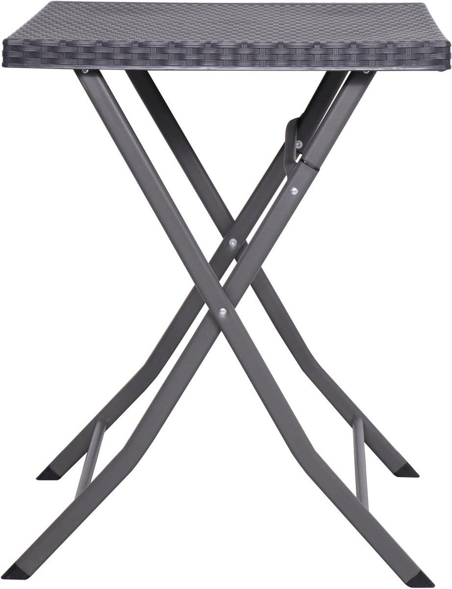 klaptafel outdoor balkontafel tuinstafel buiten zitten rotan